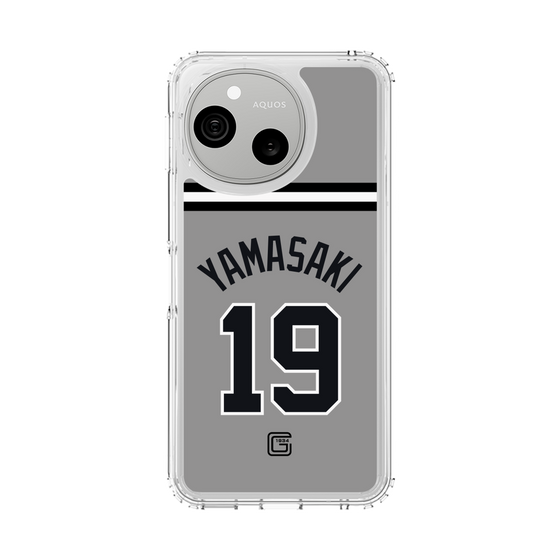 スリムプロテクションケース［ 読売ジャイアンツ - #19 YAMASAKI - ビジター ］