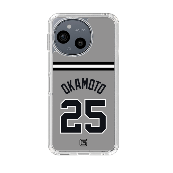 スリムプロテクションケース［ 読売ジャイアンツ - #25 OKAMOTO - ビジター ］