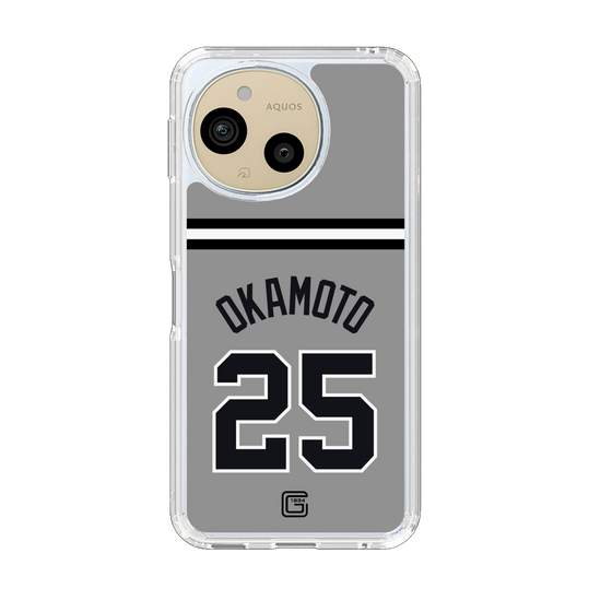 スリムプロテクションケース［ 読売ジャイアンツ - #25 OKAMOTO - ビジター ］