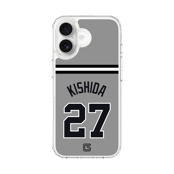 スリムプロテクションケース［ 読売ジャイアンツ - #27 KISHIDA - ビジター ］