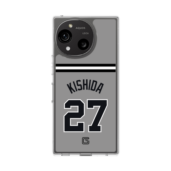 スリムプロテクションケース［ 読売ジャイアンツ - #27 KISHIDA - ビジター ］