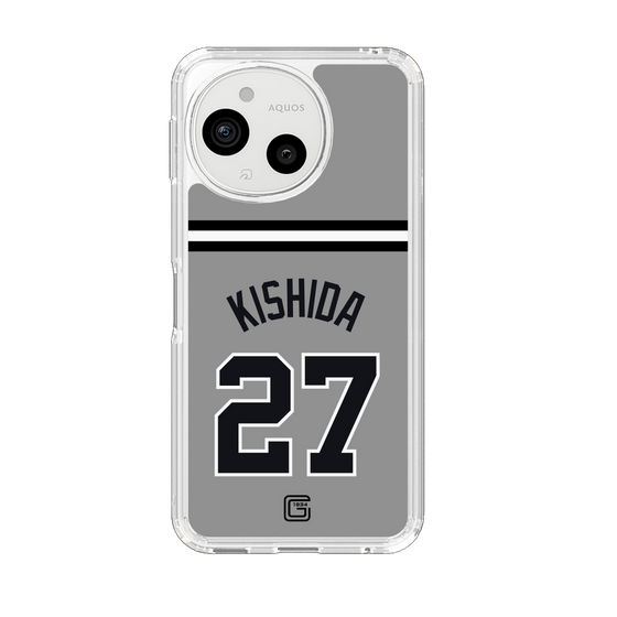 スリムプロテクションケース［ 読売ジャイアンツ - #27 KISHIDA - ビジター ］