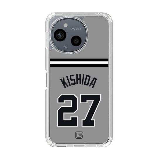 スリムプロテクションケース［ 読売ジャイアンツ - #27 KISHIDA - ビジター ］