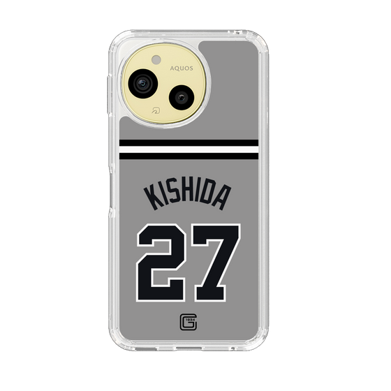 スリムプロテクションケース［ 読売ジャイアンツ - #27 KISHIDA - ビジター ］