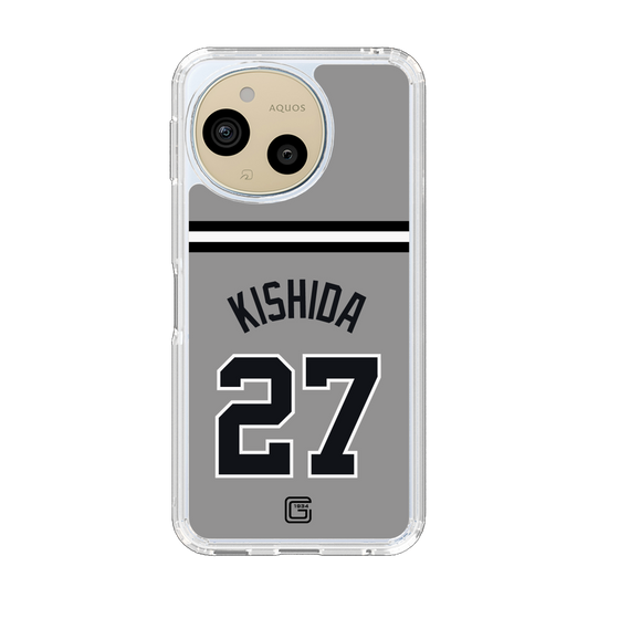 スリムプロテクションケース［ 読売ジャイアンツ - #27 KISHIDA - ビジター ］