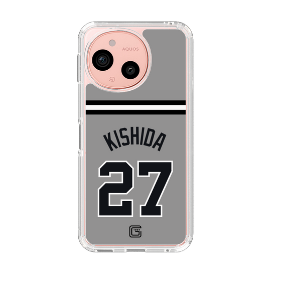 スリムプロテクションケース［ 読売ジャイアンツ - #27 KISHIDA - ビジター ］