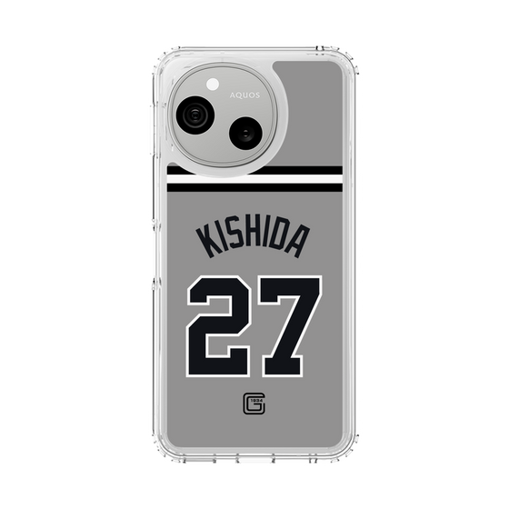 スリムプロテクションケース［ 読売ジャイアンツ - #27 KISHIDA - ビジター ］