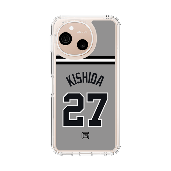 スリムプロテクションケース［ 読売ジャイアンツ - #27 KISHIDA - ビジター ］