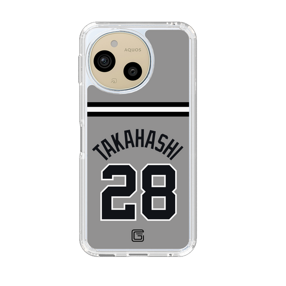 スリムプロテクションケース［ 読売ジャイアンツ - #28 TAKAHASHI - ビジター ］