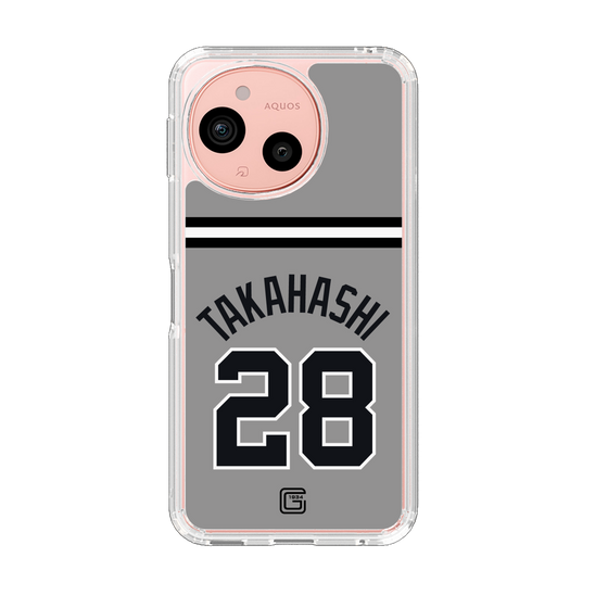 スリムプロテクションケース［ 読売ジャイアンツ - #28 TAKAHASHI - ビジター ］