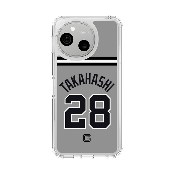 スリムプロテクションケース［ 読売ジャイアンツ - #28 TAKAHASHI - ビジター ］