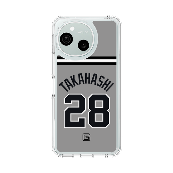 スリムプロテクションケース［ 読売ジャイアンツ - #28 TAKAHASHI - ビジター ］