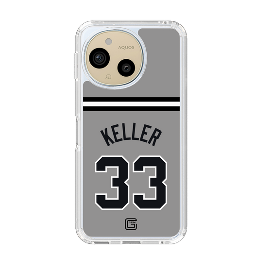 スリムプロテクションケース［ 読売ジャイアンツ - #33 KELLER - ビジター ］