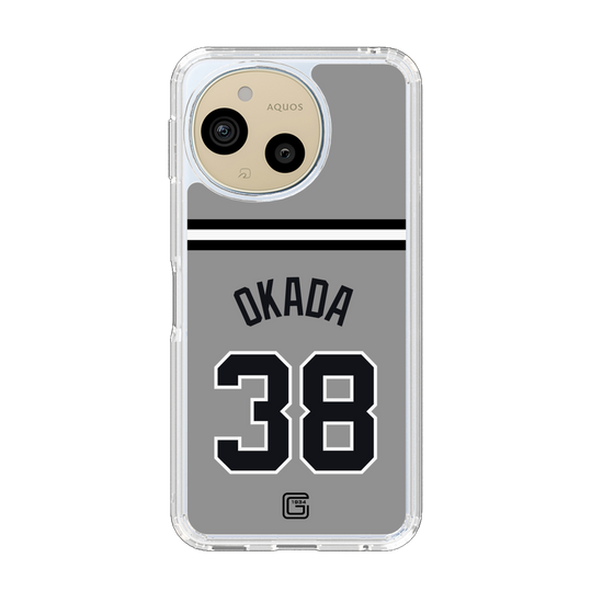 スリムプロテクションケース［ 読売ジャイアンツ - #38 OKADA - ビジター ］