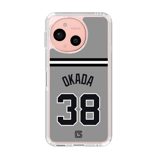 スリムプロテクションケース［ 読売ジャイアンツ - #38 OKADA - ビジター ］