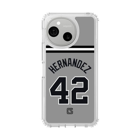 スリムプロテクションケース［ 読売ジャイアンツ - #42 HERNANDEZ - ビジター ］