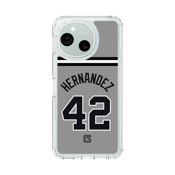 スリムプロテクションケース［ 読売ジャイアンツ - #42 HERNANDEZ - ビジター ］