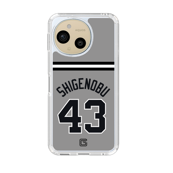スリムプロテクションケース［ 読売ジャイアンツ - #43 SHIGENOBU - ビジター ］