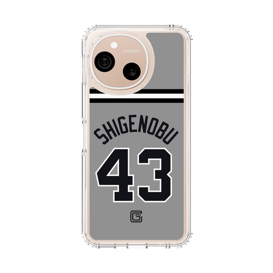 スリムプロテクションケース［ 読売ジャイアンツ - #43 SHIGENOBU - ビジター ］