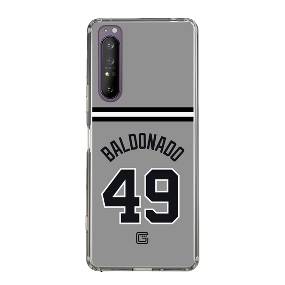 スリムプロテクションケース［ 読売ジャイアンツ - #49 BALDONADO - ビジター ］