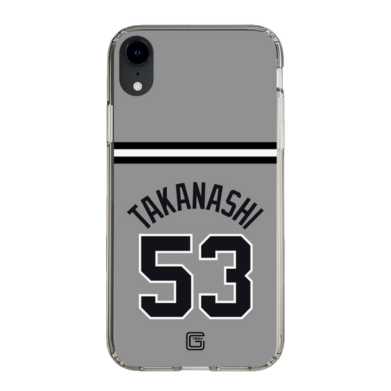 スリムプロテクションケース［ 読売ジャイアンツ - #53 TAKANASHI - ビジター ］