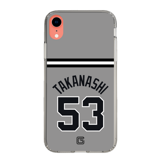 スリムプロテクションケース［ 読売ジャイアンツ - #53 TAKANASHI - ビジター ］