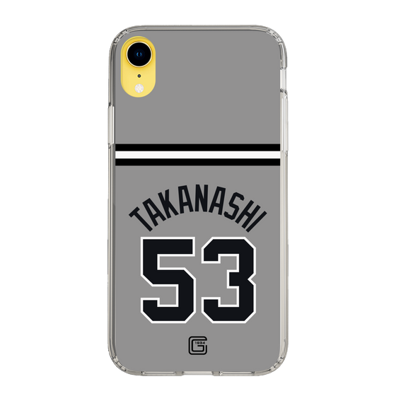 スリムプロテクションケース［ 読売ジャイアンツ - #53 TAKANASHI - ビジター ］