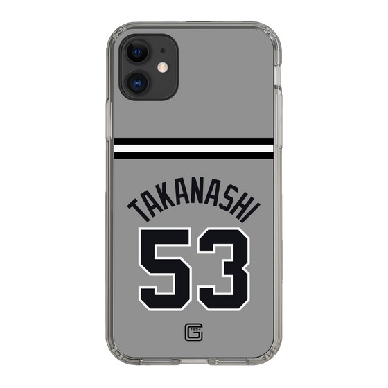 スリムプロテクションケース［ 読売ジャイアンツ - #53 TAKANASHI - ビジター ］
