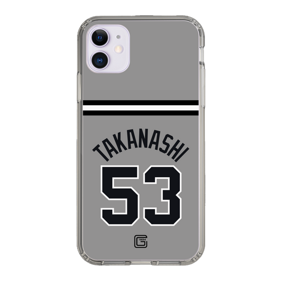 スリムプロテクションケース［ 読売ジャイアンツ - #53 TAKANASHI - ビジター ］