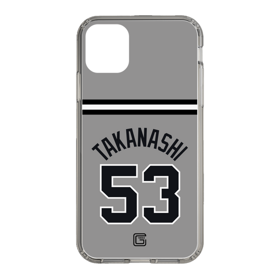 スリムプロテクションケース［ 読売ジャイアンツ - #53 TAKANASHI - ビジター ］