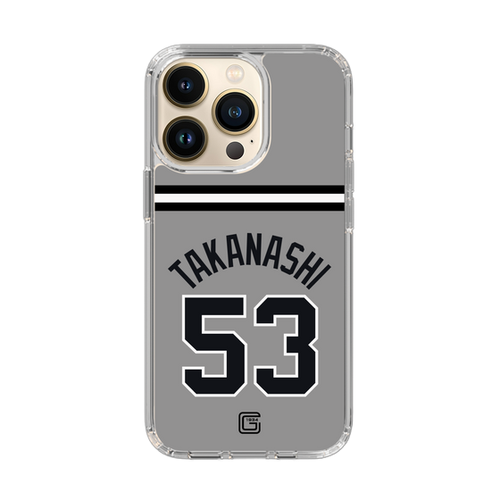 スリムプロテクションケース［ 読売ジャイアンツ - #53 TAKANASHI - ビジター ］