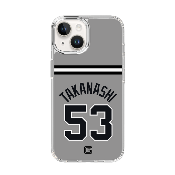 スリムプロテクションケース［ 読売ジャイアンツ - #53 TAKANASHI - ビジター ］