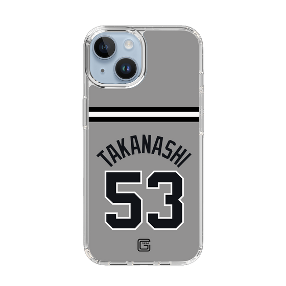 スリムプロテクションケース［ 読売ジャイアンツ - #53 TAKANASHI - ビジター ］