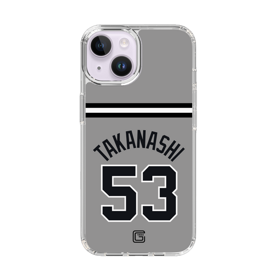 スリムプロテクションケース［ 読売ジャイアンツ - #53 TAKANASHI - ビジター ］