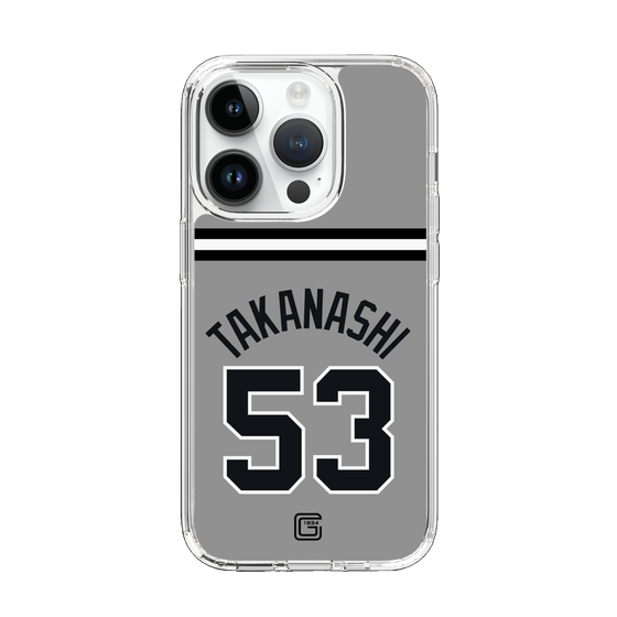 スリムプロテクションケース［ 読売ジャイアンツ - #53 TAKANASHI - ビジター ］