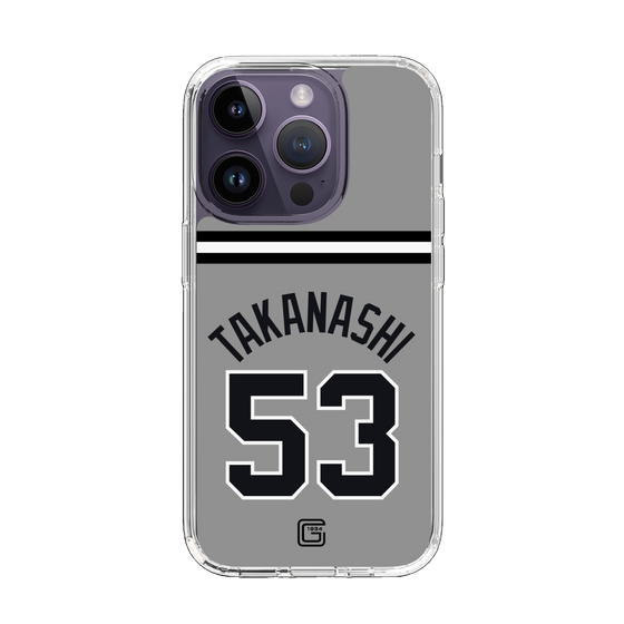 スリムプロテクションケース［ 読売ジャイアンツ - #53 TAKANASHI - ビジター ］
