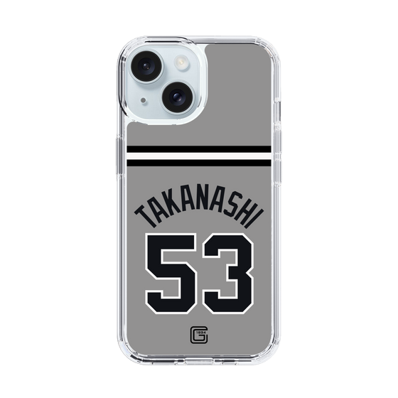 スリムプロテクションケース［ 読売ジャイアンツ - #53 TAKANASHI - ビジター ］