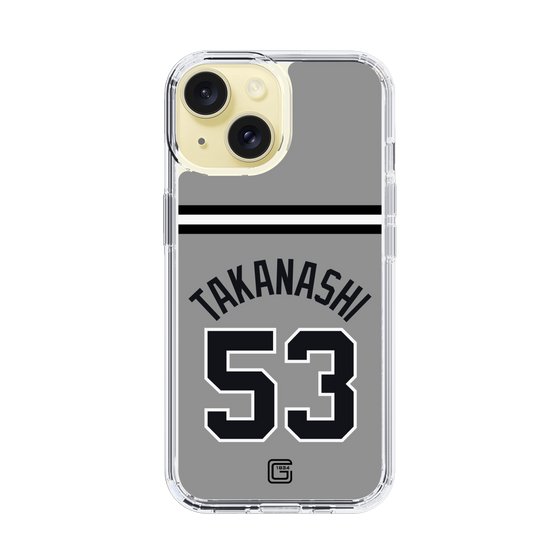 スリムプロテクションケース［ 読売ジャイアンツ - #53 TAKANASHI - ビジター ］