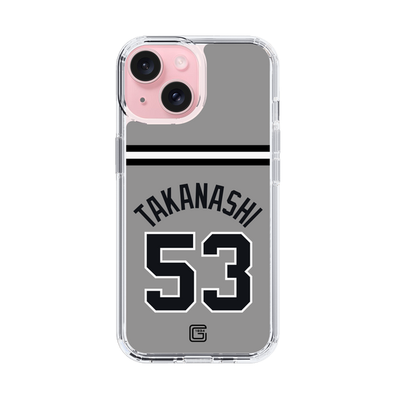 スリムプロテクションケース［ 読売ジャイアンツ - #53 TAKANASHI - ビジター ］