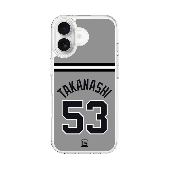 スリムプロテクションケース［ 読売ジャイアンツ - #53 TAKANASHI - ビジター ］