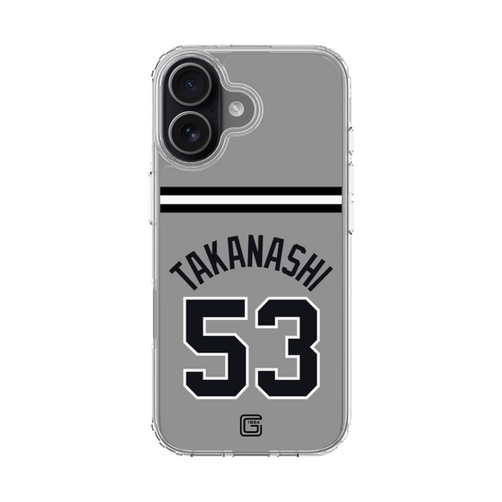 スリムプロテクションケース［ 読売ジャイアンツ - #53 TAKANASHI - ビジター ］