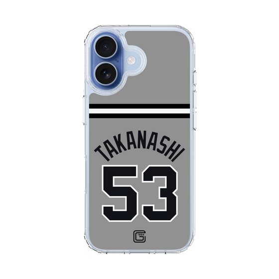 スリムプロテクションケース［ 読売ジャイアンツ - #53 TAKANASHI - ビジター ］