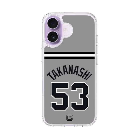 スリムプロテクションケース［ 読売ジャイアンツ - #53 TAKANASHI - ビジター ］