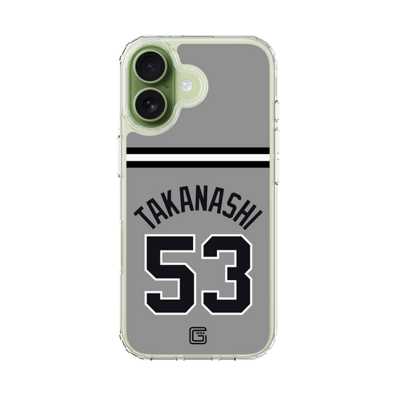 スリムプロテクションケース［ 読売ジャイアンツ - #53 TAKANASHI - ビジター ］