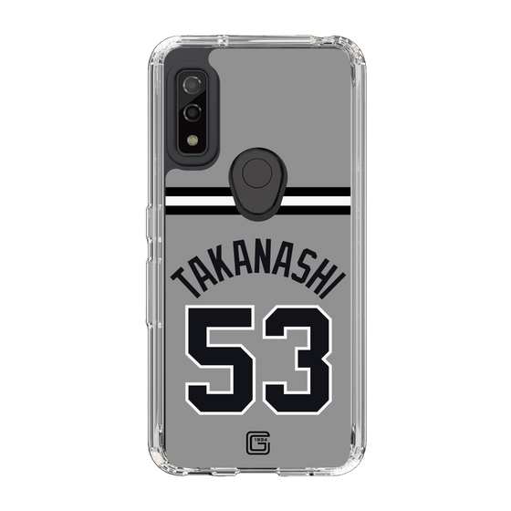 スリムプロテクションケース［ 読売ジャイアンツ - #53 TAKANASHI - ビジター ］