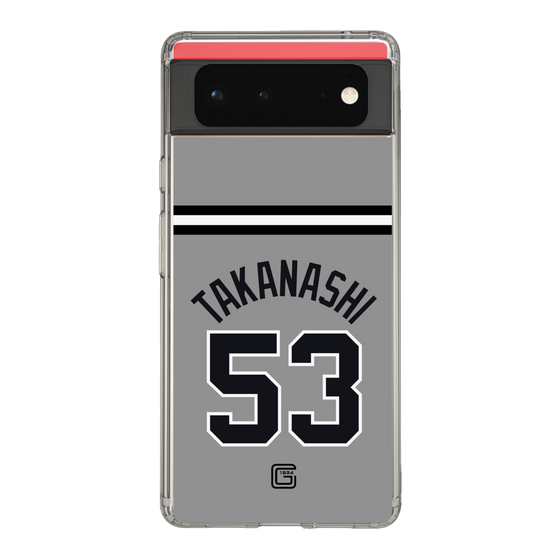 スリムプロテクションケース［ 読売ジャイアンツ - #53 TAKANASHI - ビジター ］