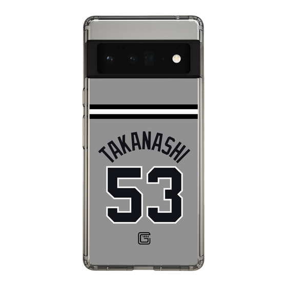 スリムプロテクションケース［ 読売ジャイアンツ - #53 TAKANASHI - ビジター ］