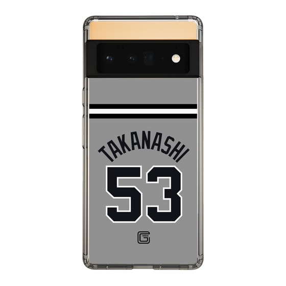 スリムプロテクションケース［ 読売ジャイアンツ - #53 TAKANASHI - ビジター ］