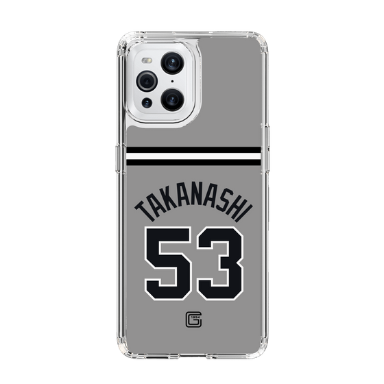 スリムプロテクションケース［ 読売ジャイアンツ - #53 TAKANASHI - ビジター ］