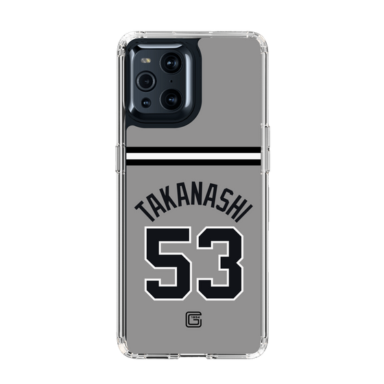 スリムプロテクションケース［ 読売ジャイアンツ - #53 TAKANASHI - ビジター ］